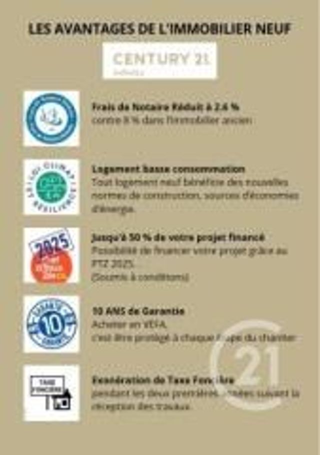 Afficher la photo en grand Appartement F3 à vendre - 3 pièces - 66,55 m2 - Venette - 60 - PICARDIE