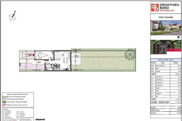 Maison à vendre - 5 pièces - 96,57 m2 - Venette - 60 - PICARDIE