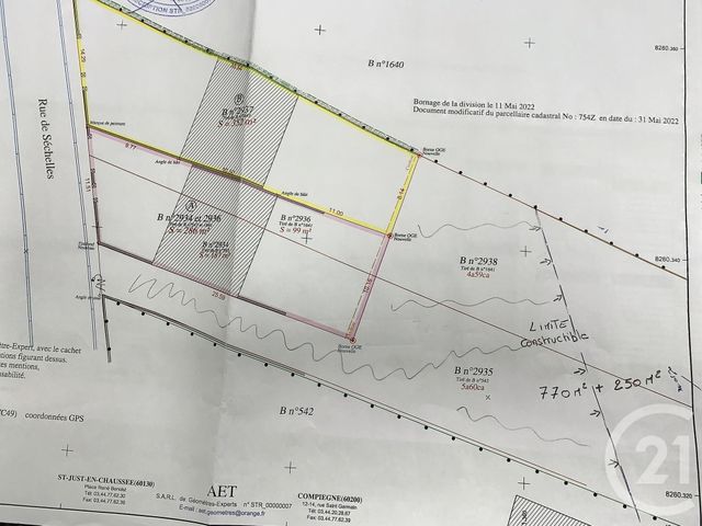 Terrain à vendre - 1020 m2 - Ressons Sur Matz - 60 - PICARDIE